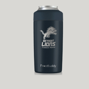 Personalized Detroit Lions Insulated Koozie - Universal Buddy 2.0 by Frost Buddy