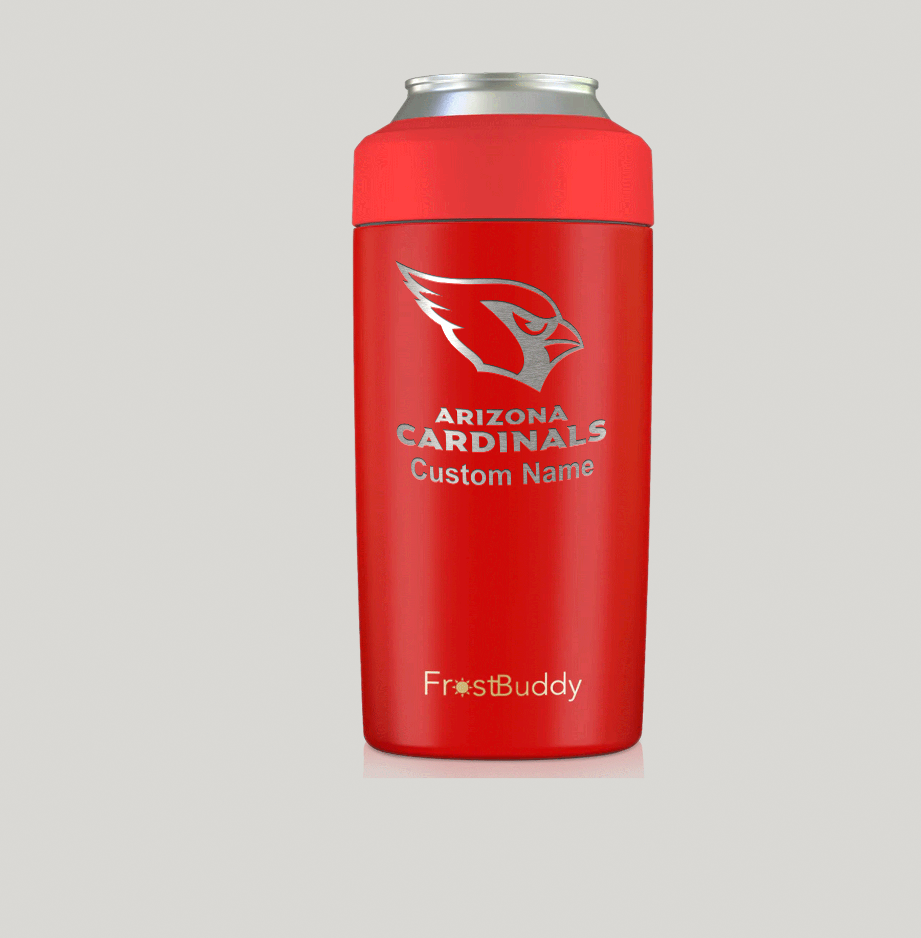 Personalized Arizona Cardinals Insulated Koozie - Universal Buddy 2.0 by Frost Buddy