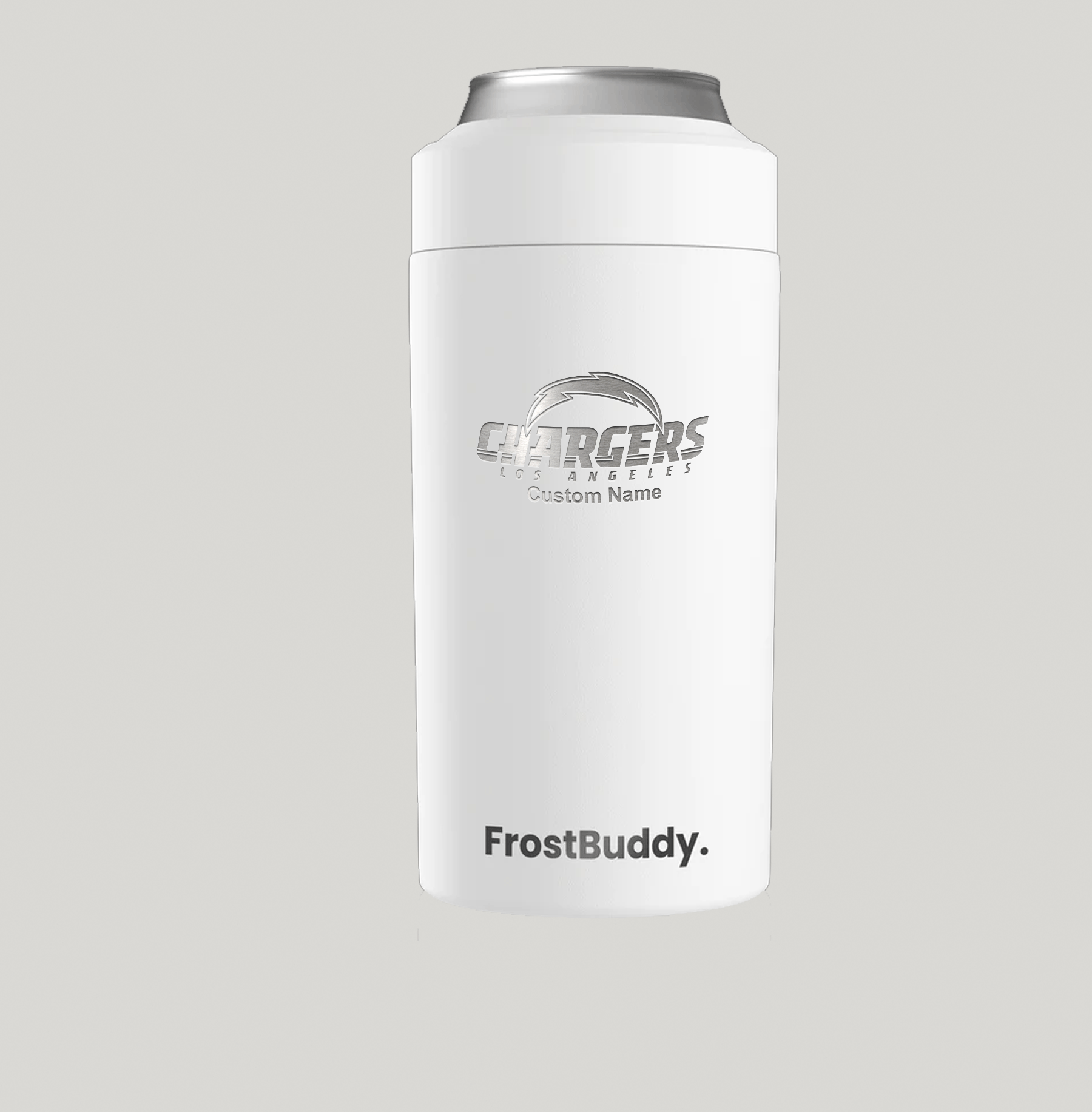 Personalized Los Angeles Chargers Insulated Koozie - Universal Buddy 2.0 by Frost Buddy - Image 4