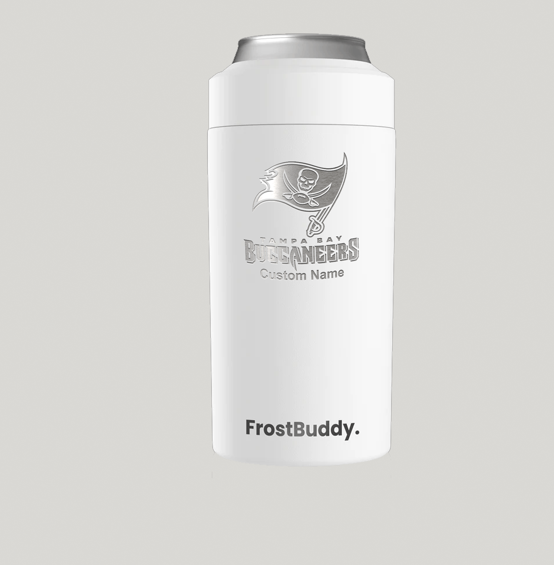 Personalized Tampa Bay Buccaneers Insulated Koozie - Universal Buddy 2.0 by Frost Buddy - Image 4