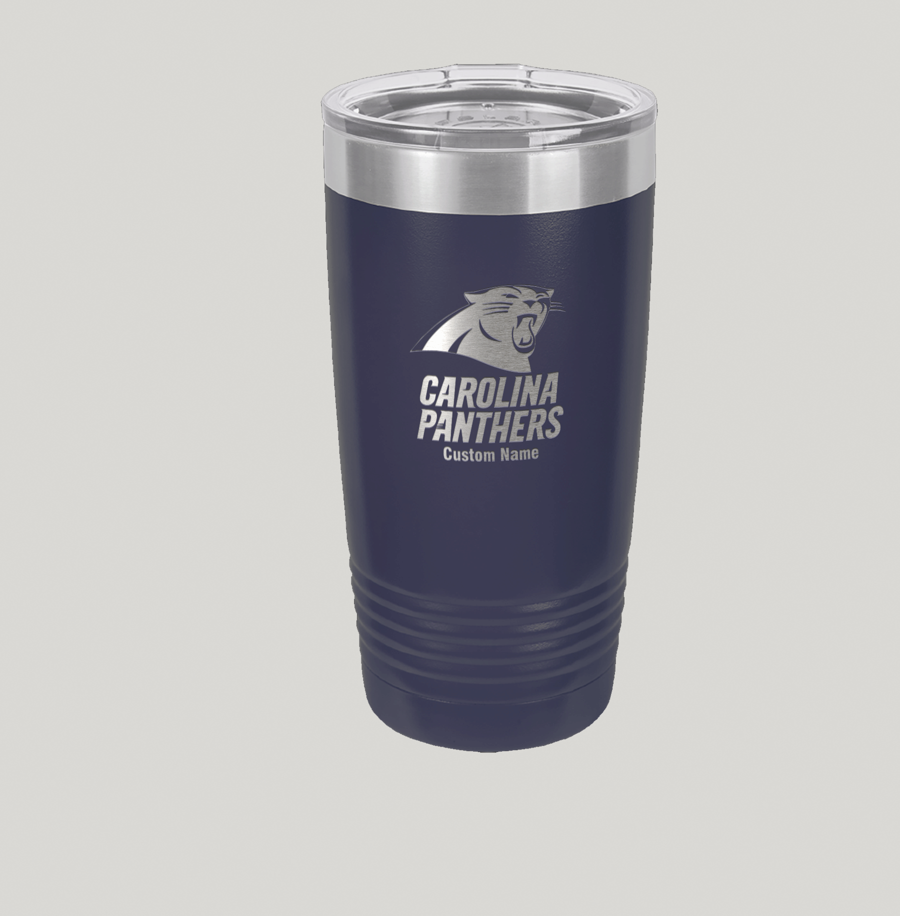 Personalized Carolina Panthers Polar Camel 20 oz Tumbler - Image 4