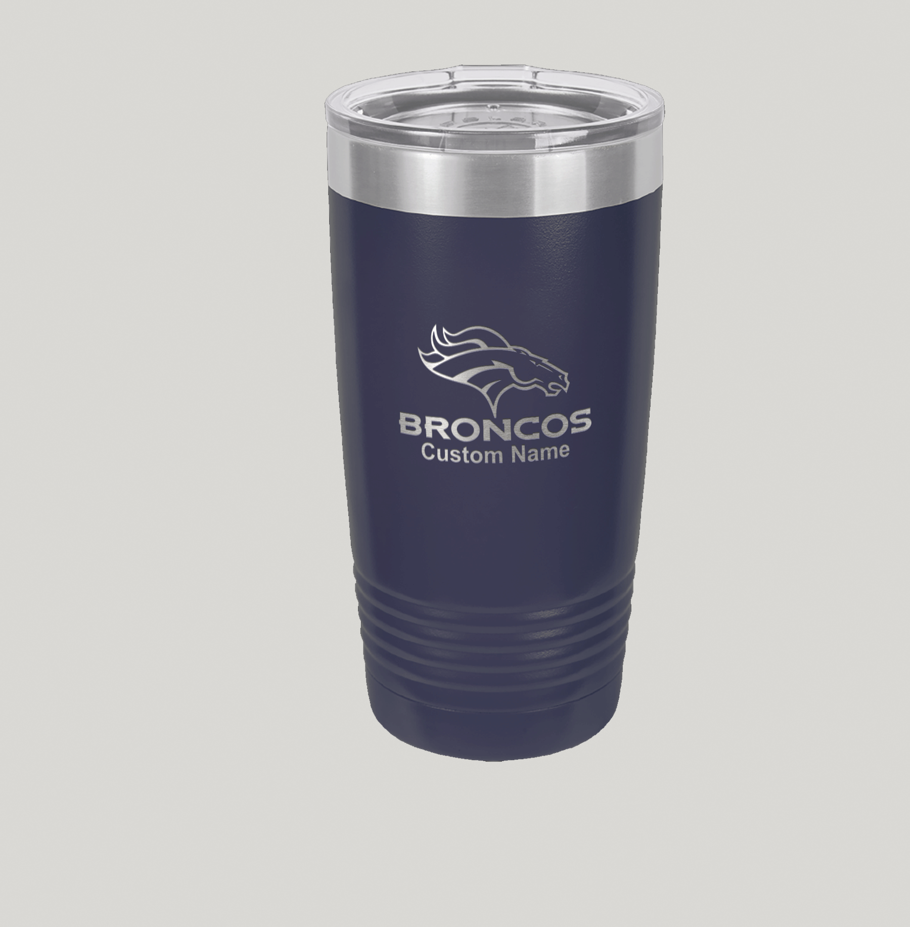 Personalized Denver Broncos Polar Camel 20 oz Tumbler - Image 3