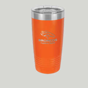 Personalized Denver Broncos Polar Camel 20 oz Tumbler