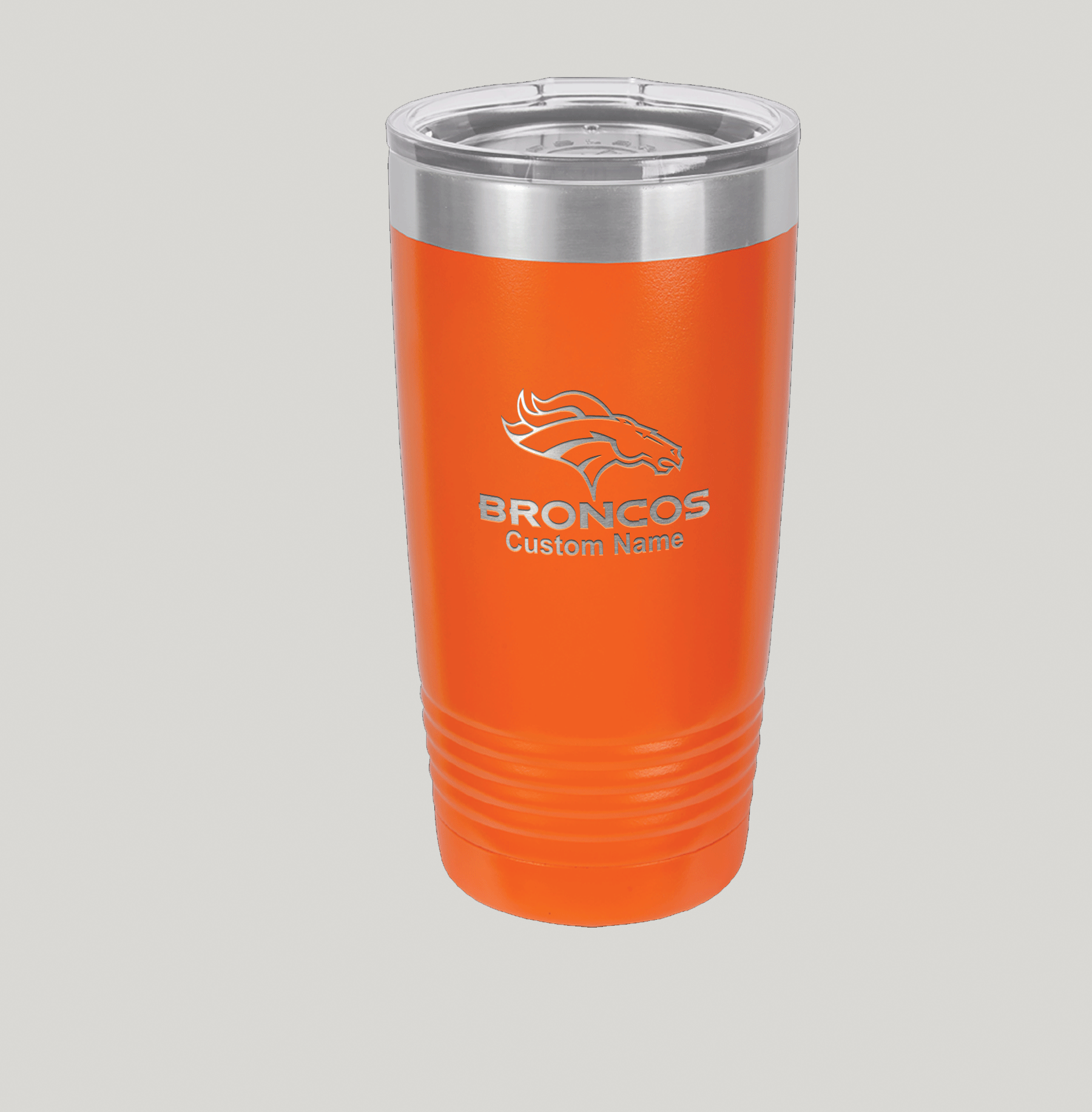 Personalized Denver Broncos Polar Camel 20 oz Tumbler