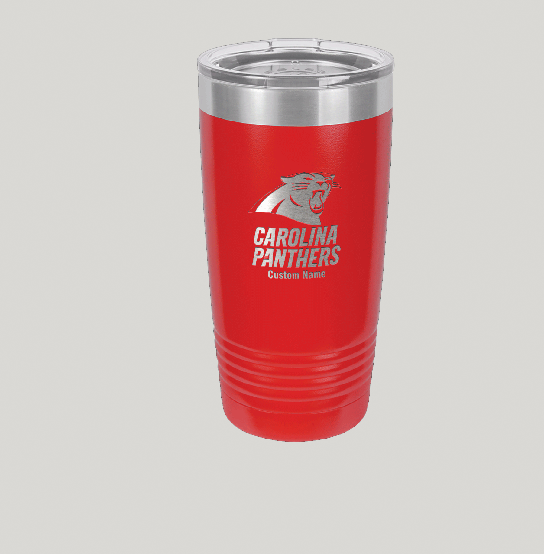 Personalized Carolina Panthers Polar Camel 20 oz Tumbler - Image 2