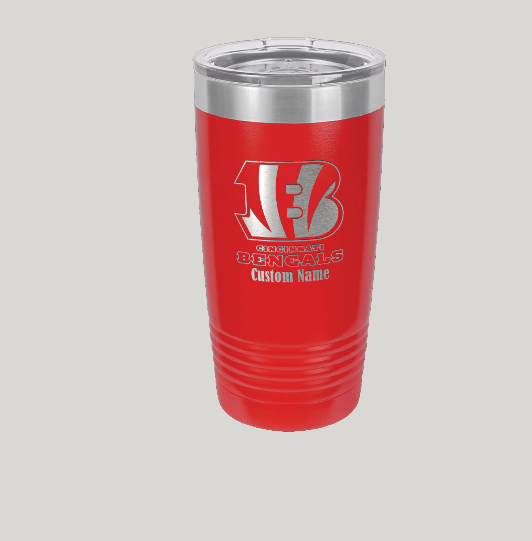 Personalized Cincinnati Bengals Polar Camel 20 oz Tumbler - Image 4
