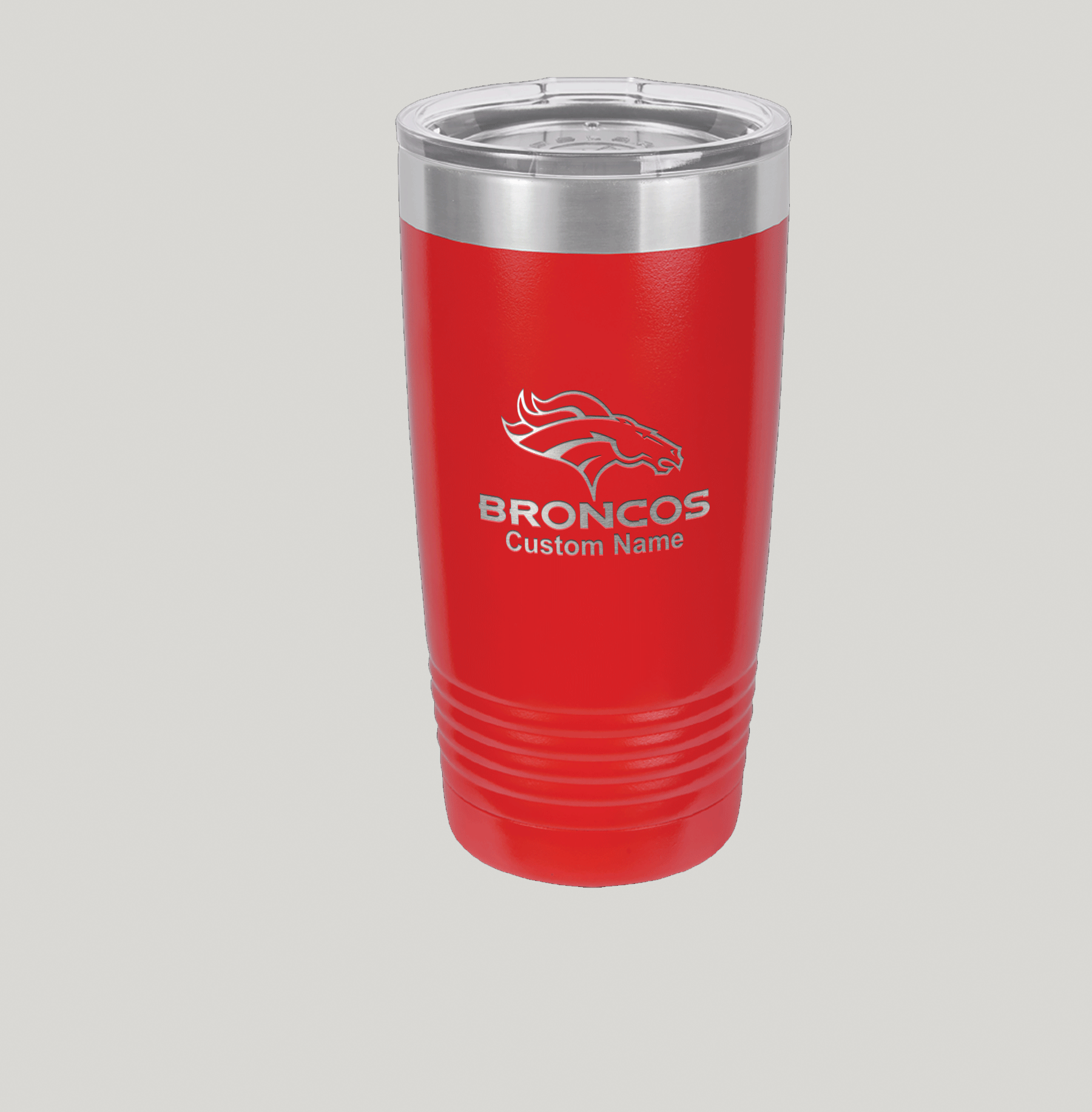 Personalized Denver Broncos Polar Camel 20 oz Tumbler - Image 4