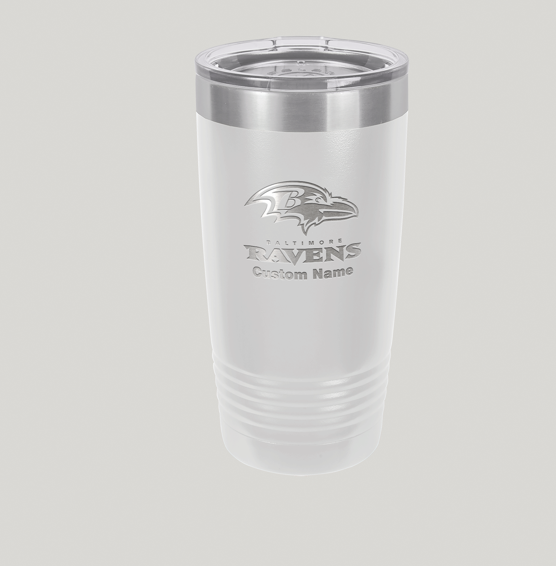 Personalized Baltimore Ravens Polar Camel 20 oz Tumbler - Image 2