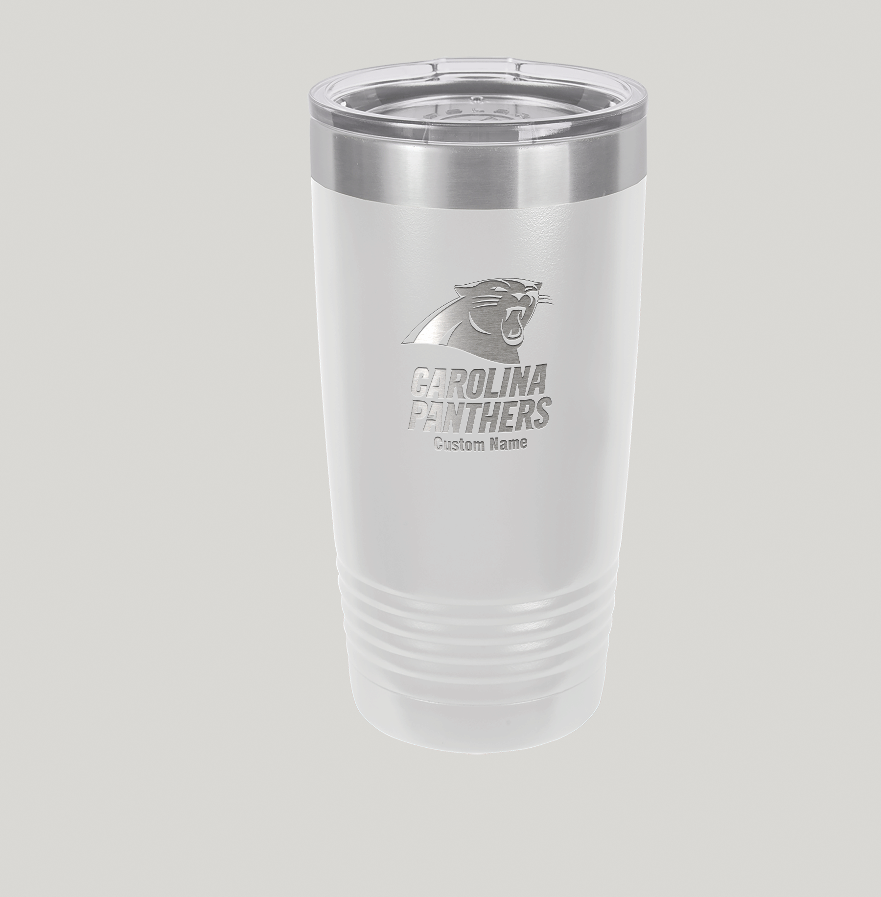 Personalized Carolina Panthers Polar Camel 20 oz Tumbler - Image 3