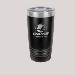 Personalized Los Angeles Rams Polar Camel 20 oz Tumbler