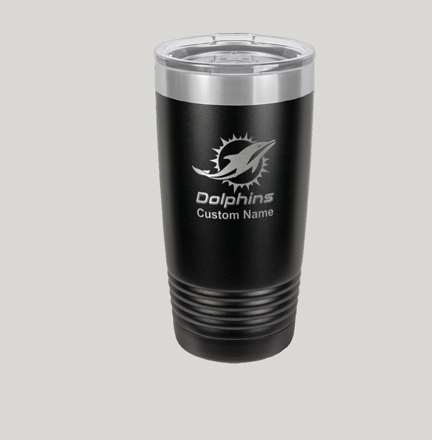 Personalized Miami Dolphins Polar Camel 20 oz Tumbler - Image 2