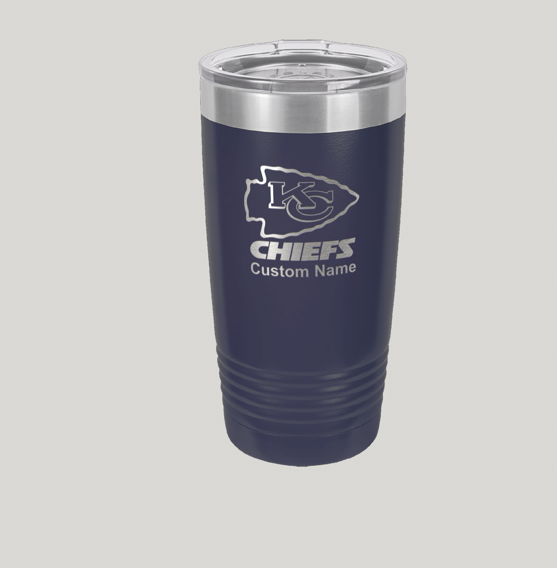Personalized Kansas City Chiefs yeti 20 oz Tumbler - Bottom “Go Bills” - Image 5