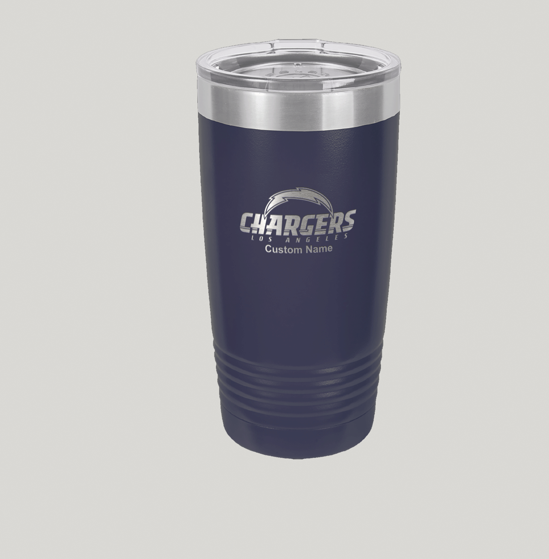 Personalized Los Angeles Chargers Polar Camel 20 oz Tumbler