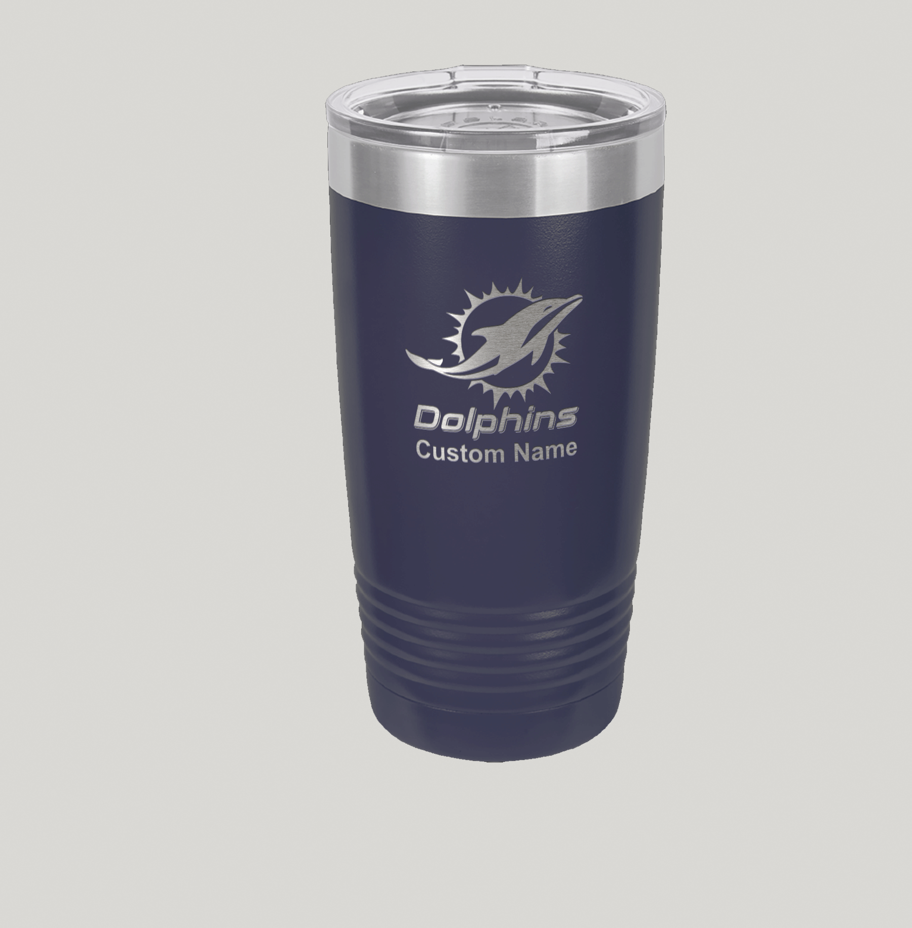 Personalized Miami Dolphins Polar Camel 20 oz Tumbler - Image 3