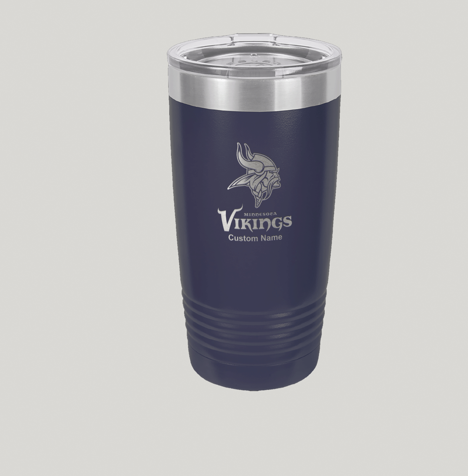Personalized Minnesota Vikings Polar Camel 20 oz Tumbler - Image 2