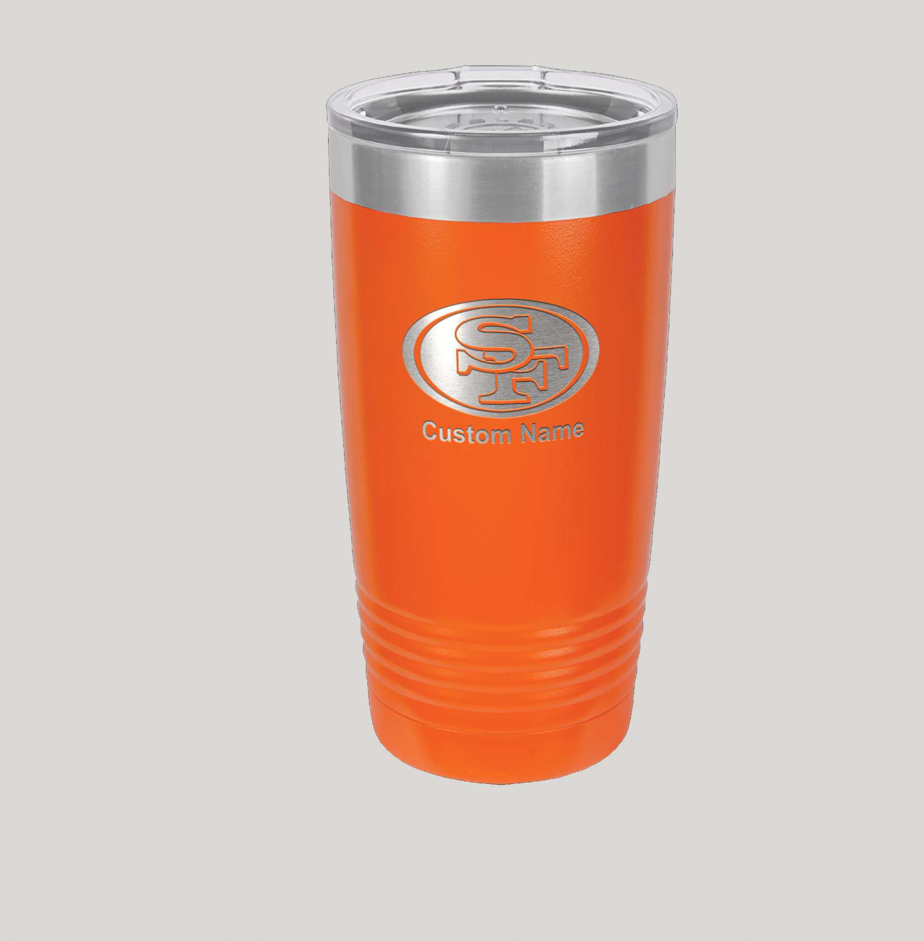 Personalized San Francisco 49ers Polar Camel 20 oz Tumbler - Image 2