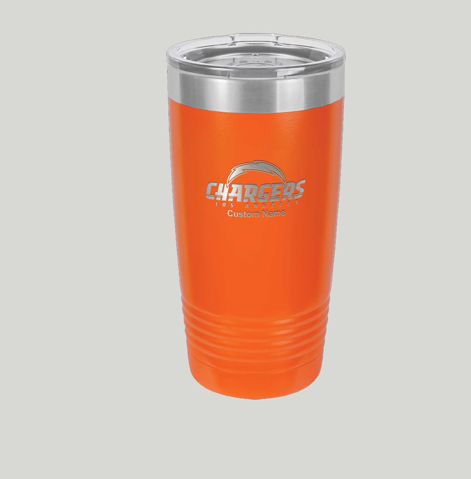 Personalized Los Angeles Chargers Polar Camel 20 oz Tumbler - Image 5