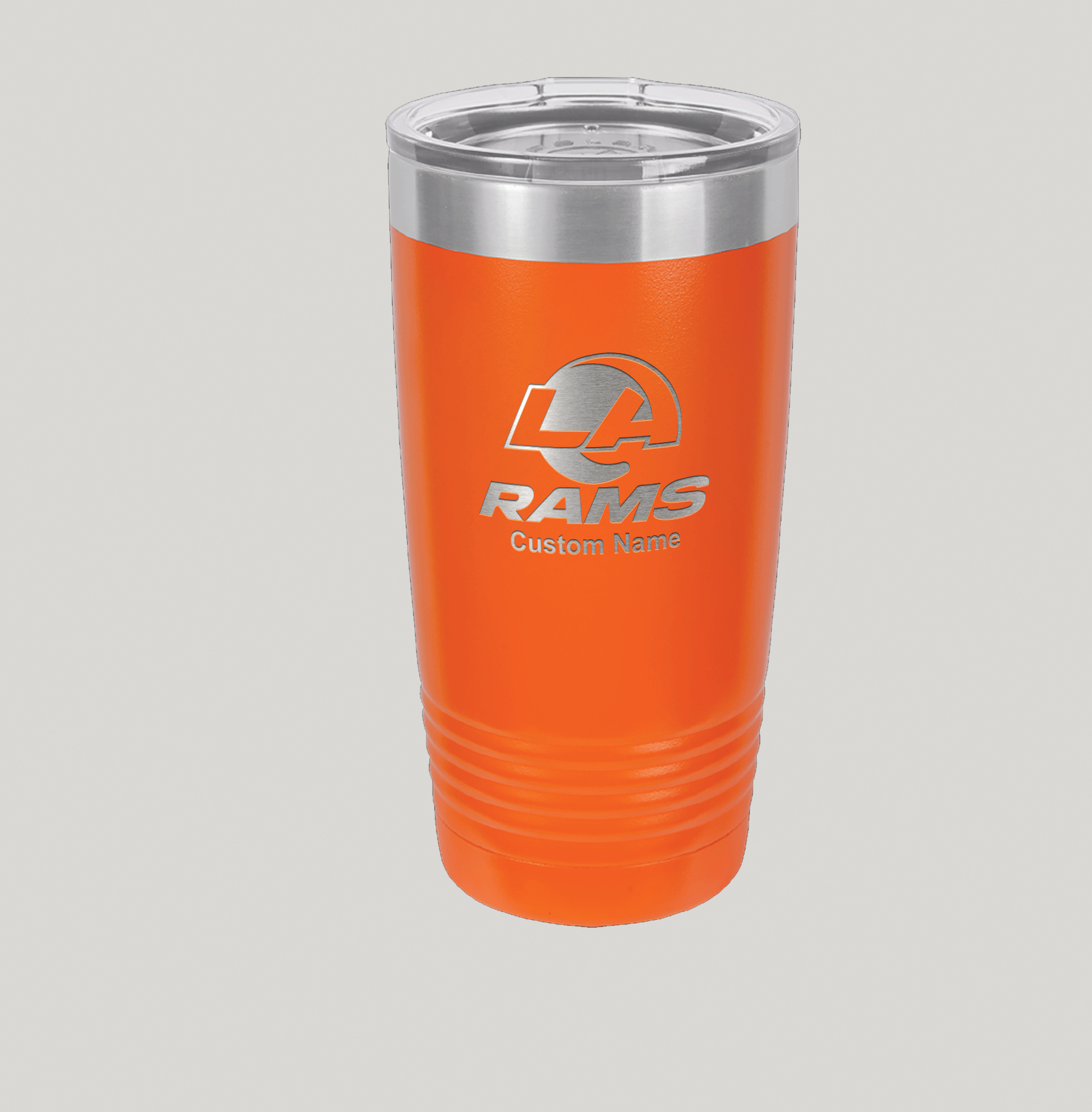 Personalized Los Angeles Rams Polar Camel 20 oz Tumbler - Image 4