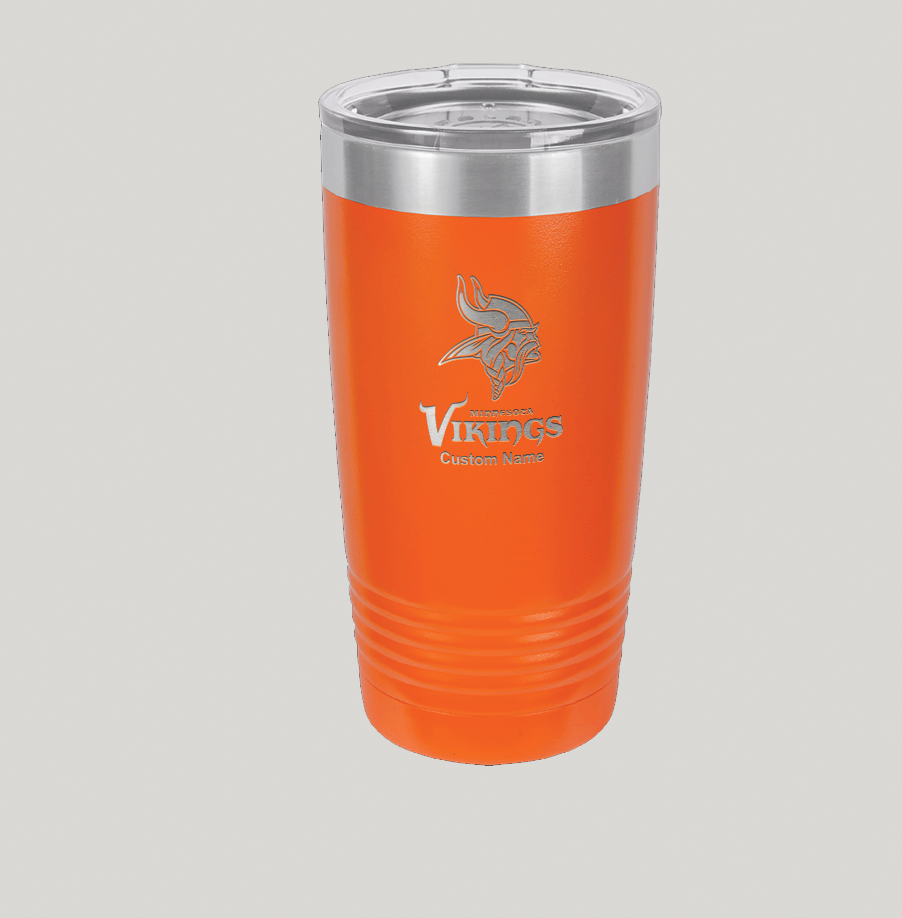 Personalized Minnesota Vikings Polar Camel 20 oz Tumbler - Image 3