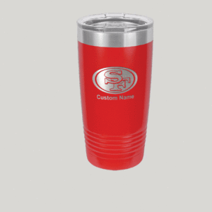 Personalized San Francisco 49ers Polar Camel 20 oz Tumbler