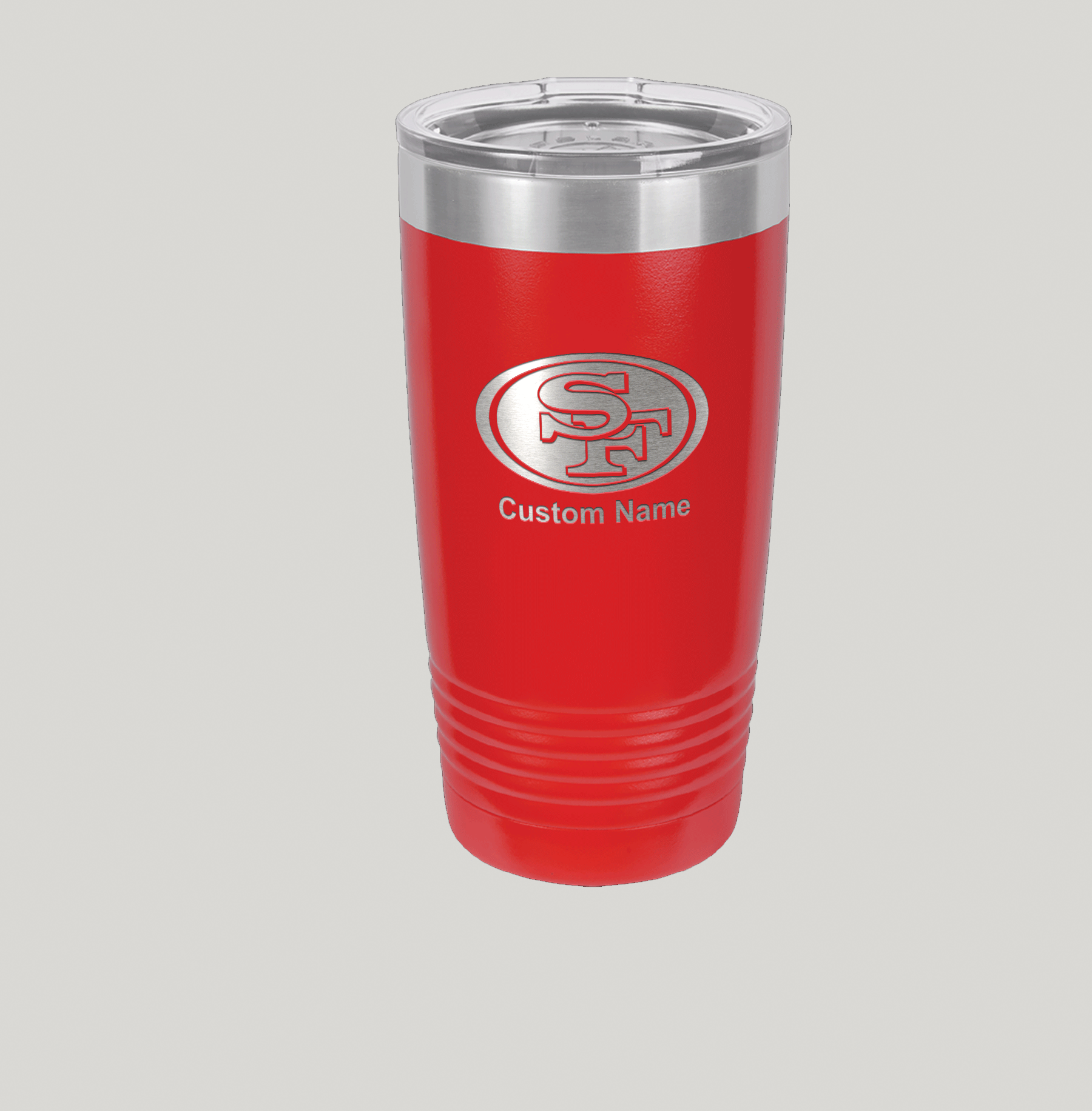Personalized San Francisco 49ers Polar Camel 20 oz Tumbler