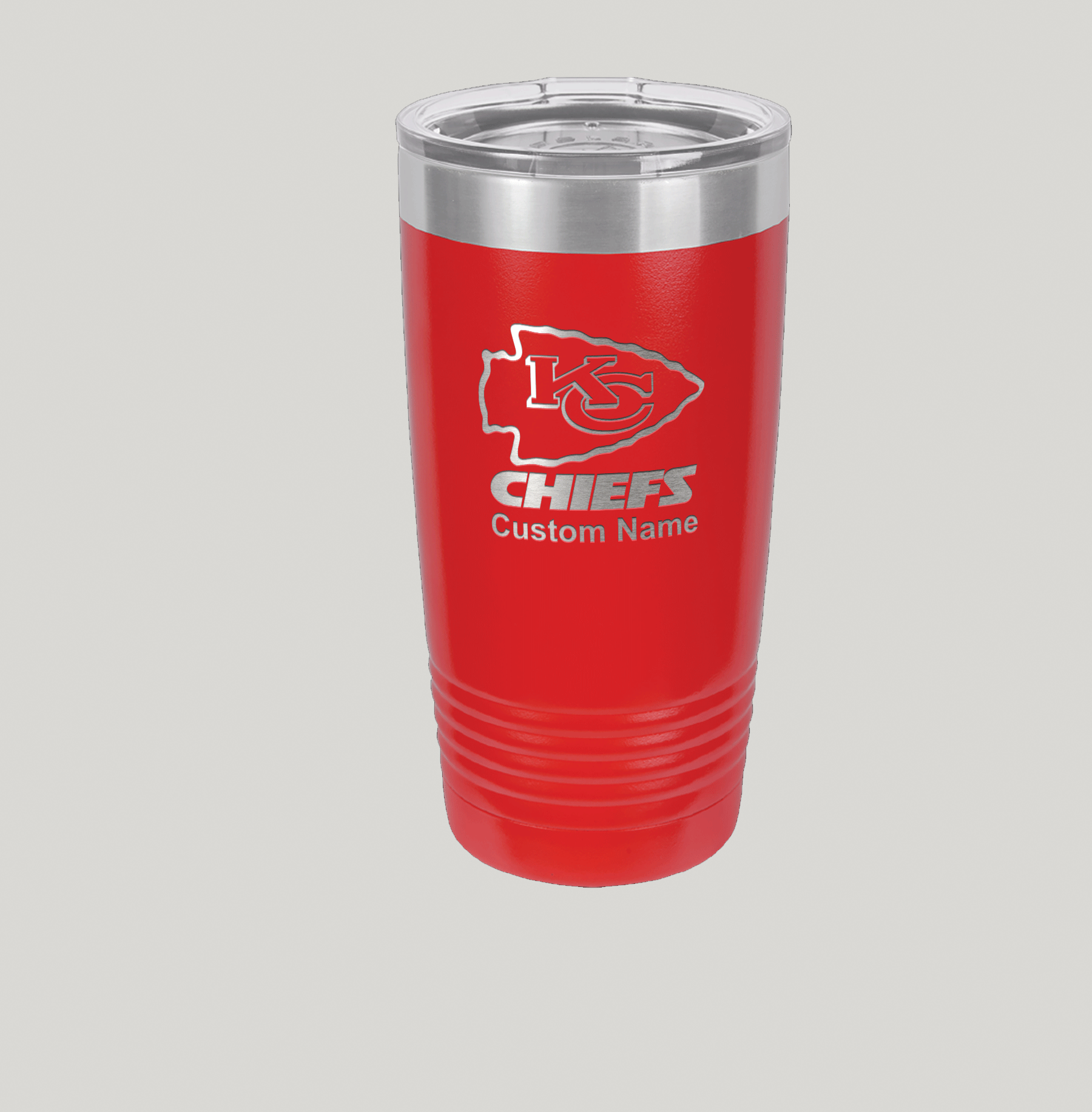 Personalized Kansas City Chiefs yeti 20 oz Tumbler - Bottom “Go Bills”