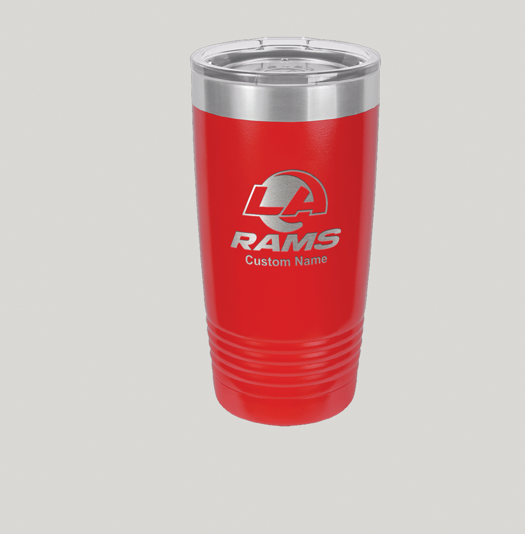 Personalized Los Angeles Rams Polar Camel 20 oz Tumbler - Image 5