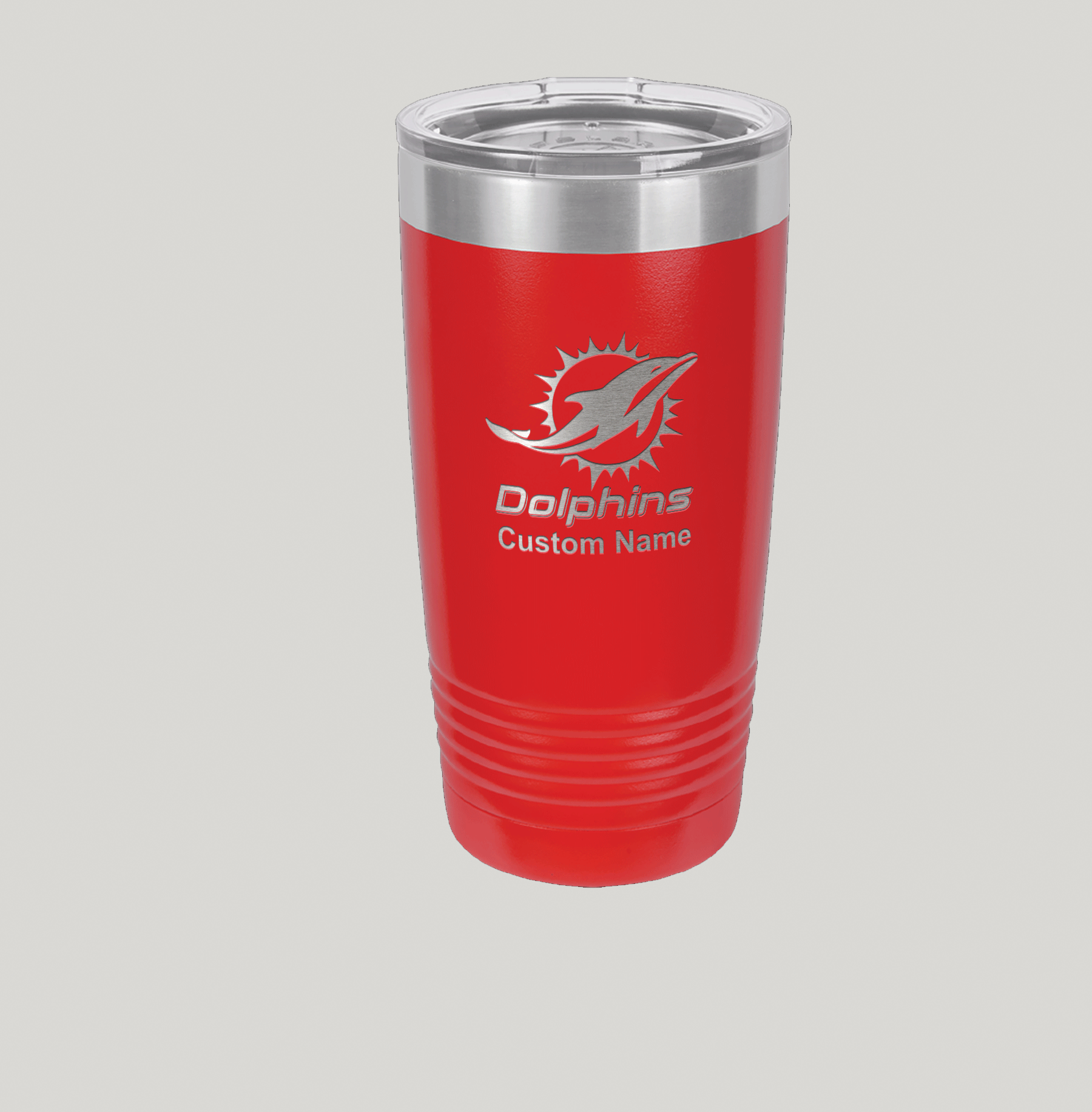 Personalized Miami Dolphins Polar Camel 20 oz Tumbler - Image 5