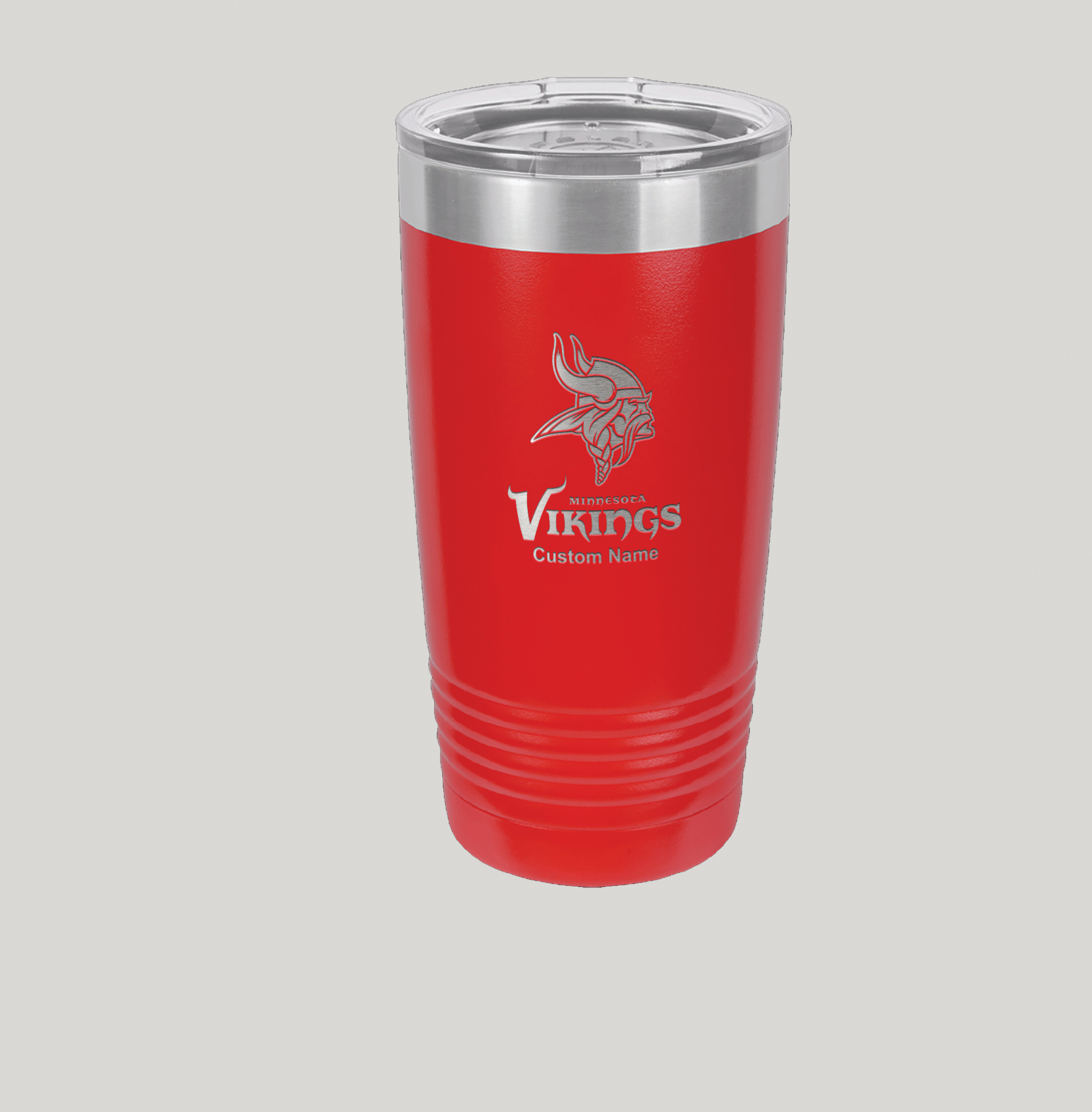 Personalized Minnesota Vikings Polar Camel 20 oz Tumbler - Image 4