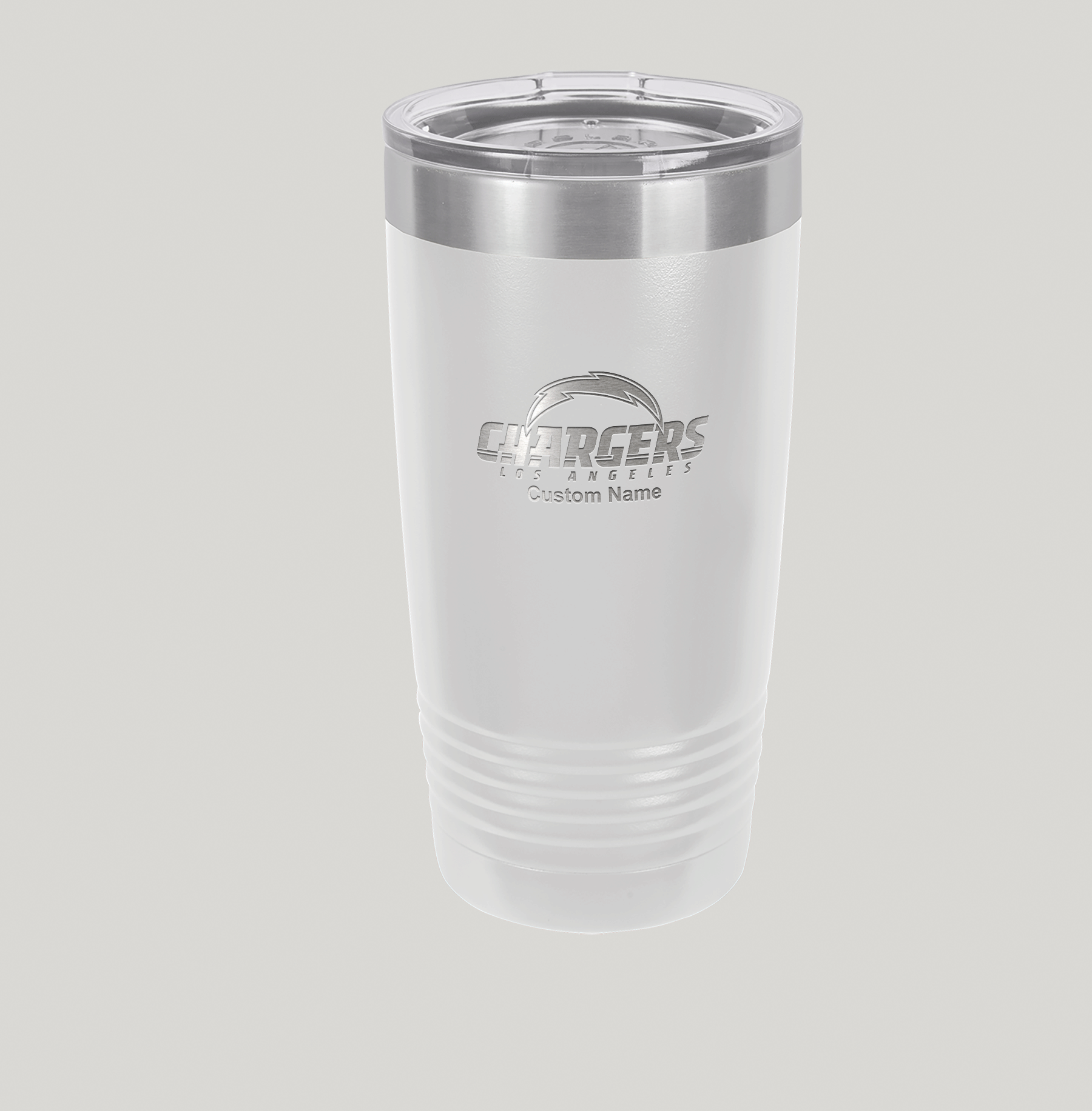 Personalized Los Angeles Chargers Polar Camel 20 oz Tumbler - Image 3