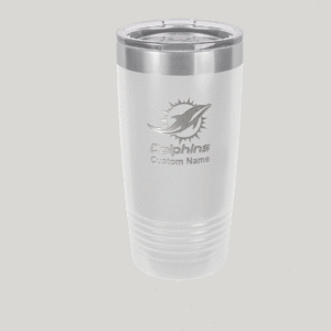 Personalized Miami Dolphins Polar Camel 20 oz Tumbler