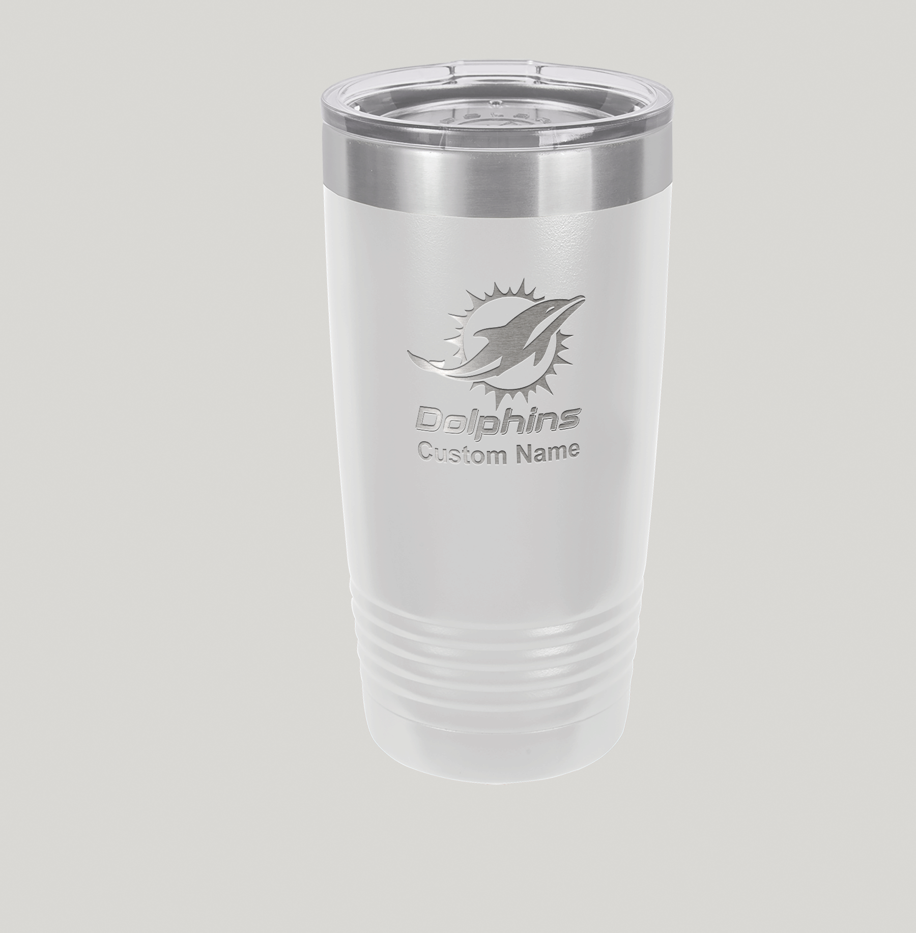 Personalized Miami Dolphins Polar Camel 20 oz Tumbler