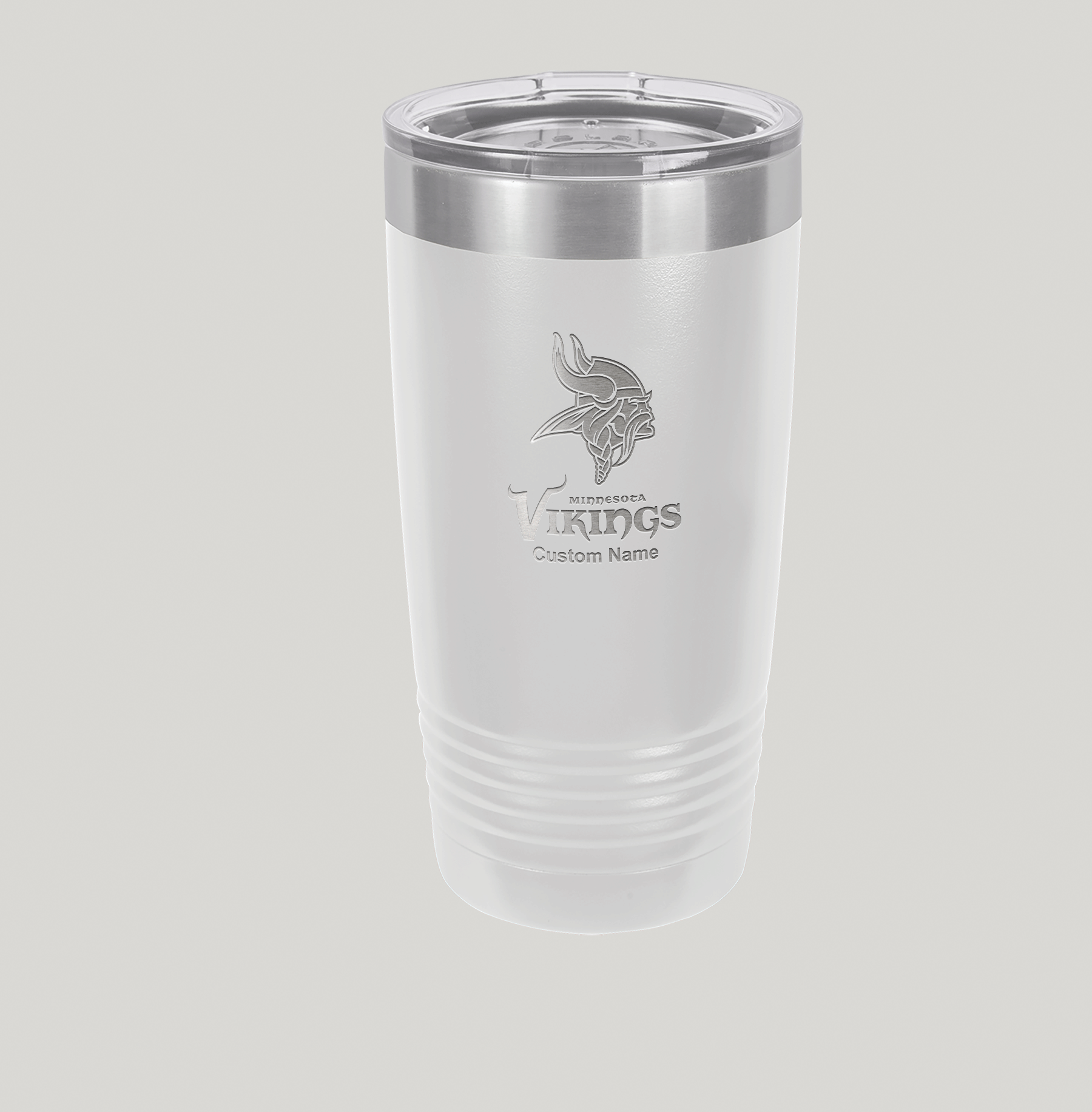 Personalized Minnesota Vikings Polar Camel 20 oz Tumbler - Image 5