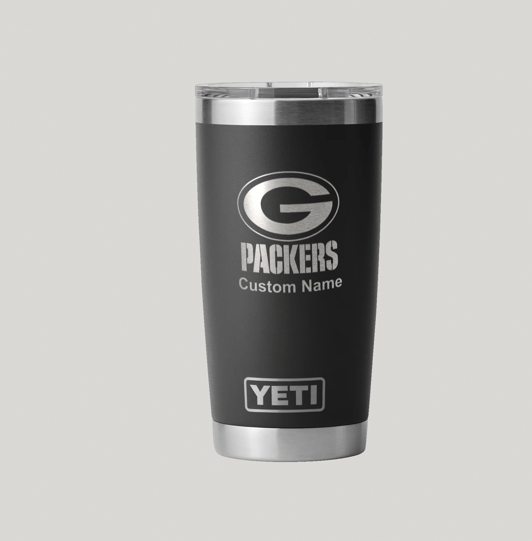Personalized Green Bay Packers Yeti 20 oz Rambler Tumbler
