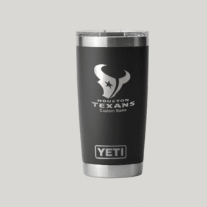 Personalized Houston Texans Yeti 20 oz Rambler Tumbler