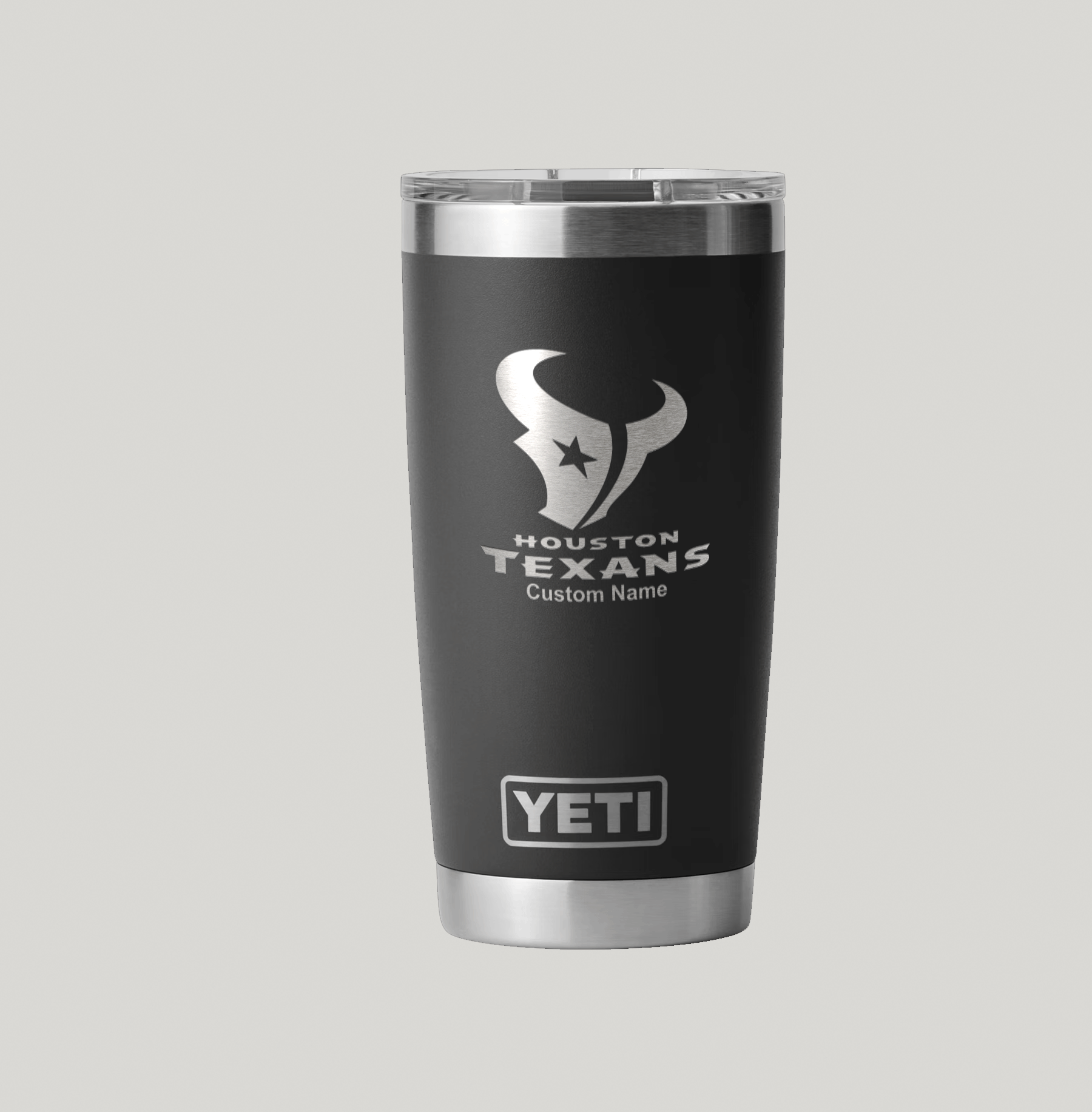 Personalized Houston Texans Yeti 20 oz Rambler Tumbler