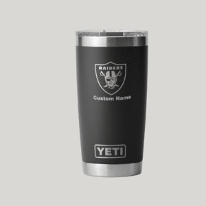 Personalized Las Vegas Raiders Yeti 20 oz Rambler Tumbler