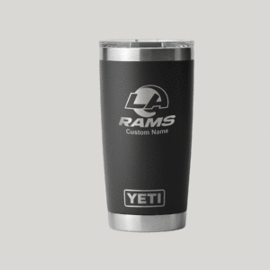 Personalized Los Angeles Rams Yeti 20 oz Rambler Tumbler