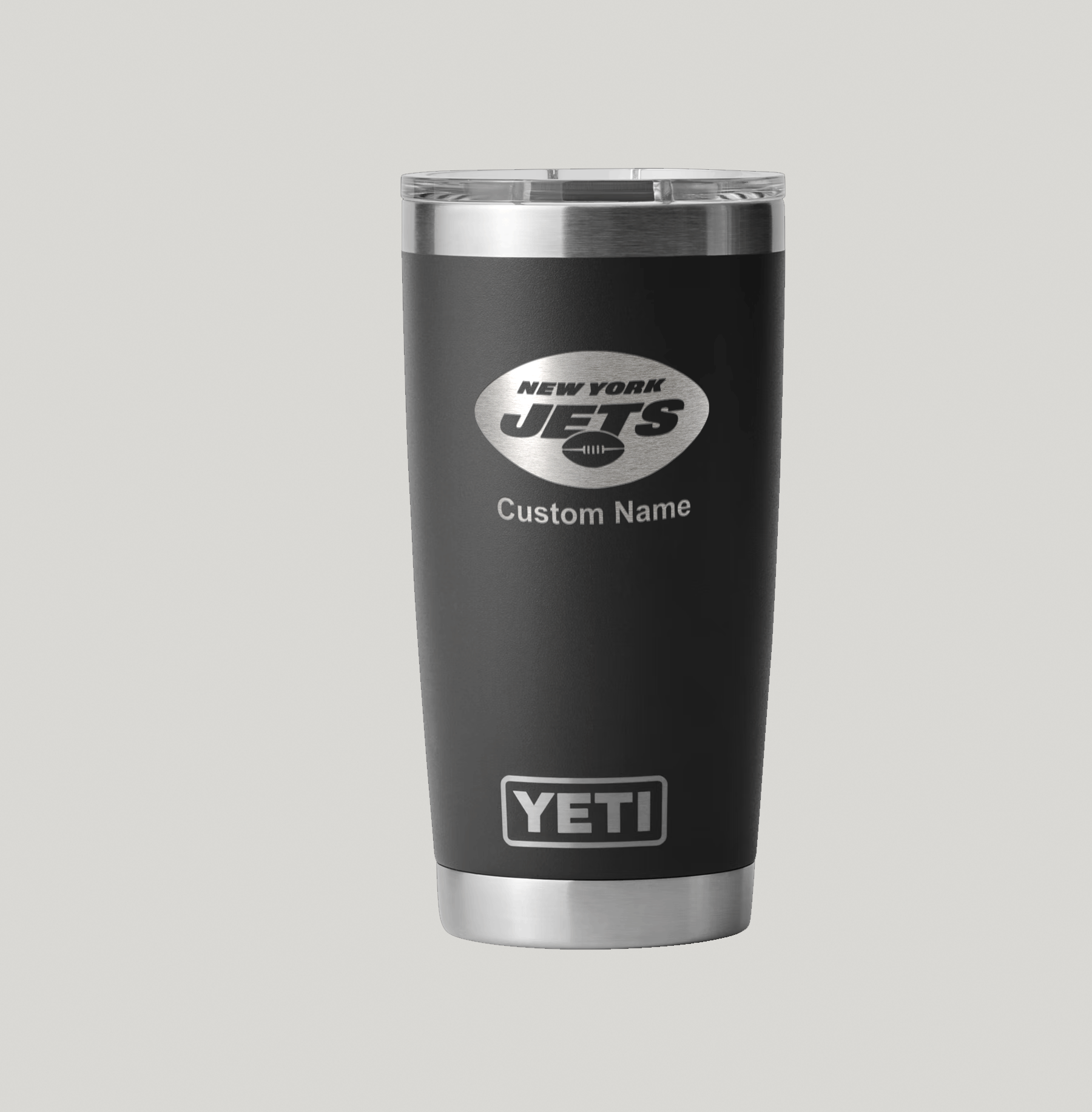 Personalized New York Jets Yeti 20 oz Rambler Tumbler