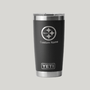Personalized Pittsburgh Steelers Yeti 20 oz Rambler Tumbler
