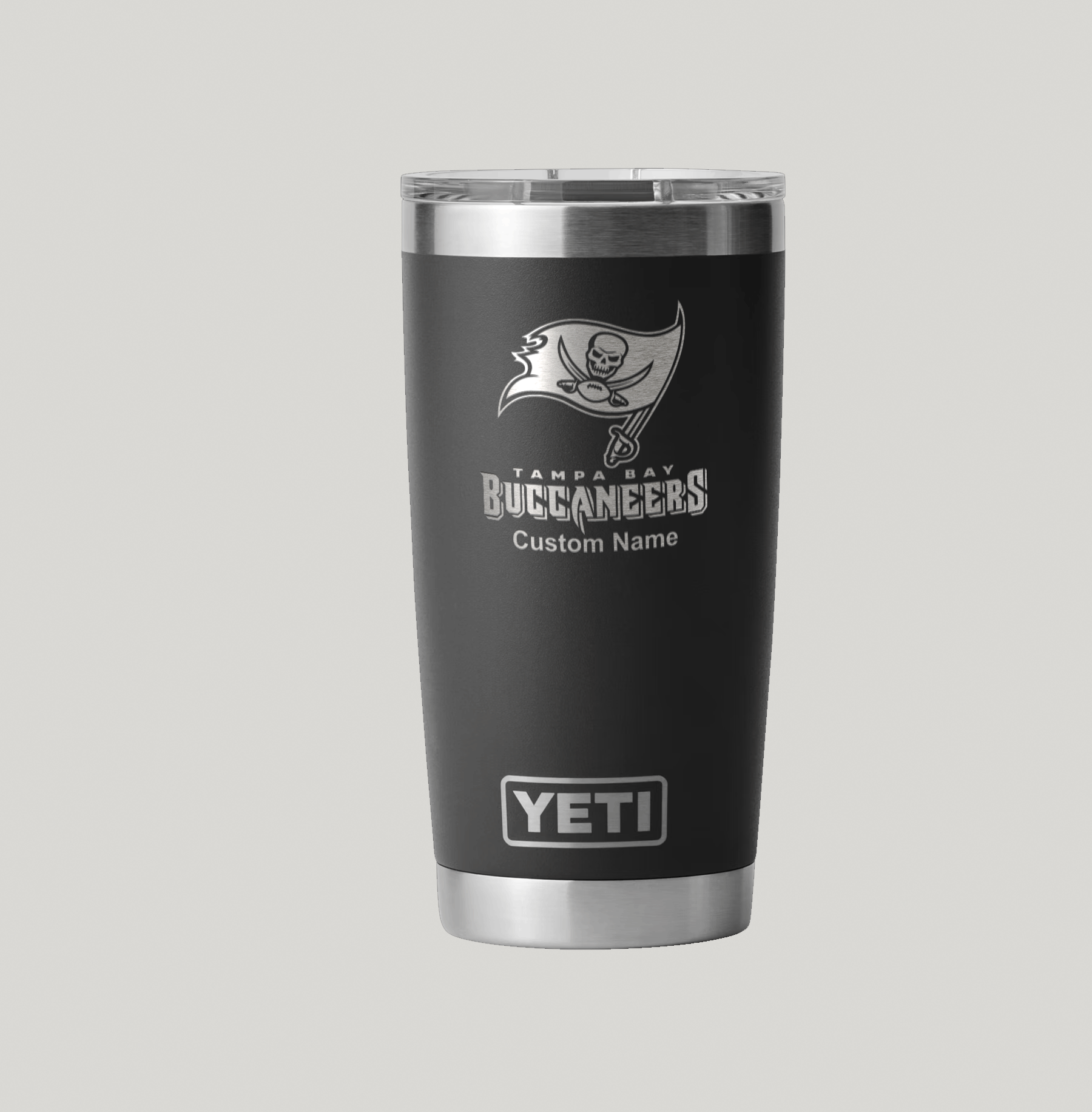 Personalized Tampa Bay Buccaneers Yeti 20 oz Rambler Tumbler