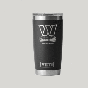 Personalized Washington Commanders Yeti 20 oz Rambler Tumbler