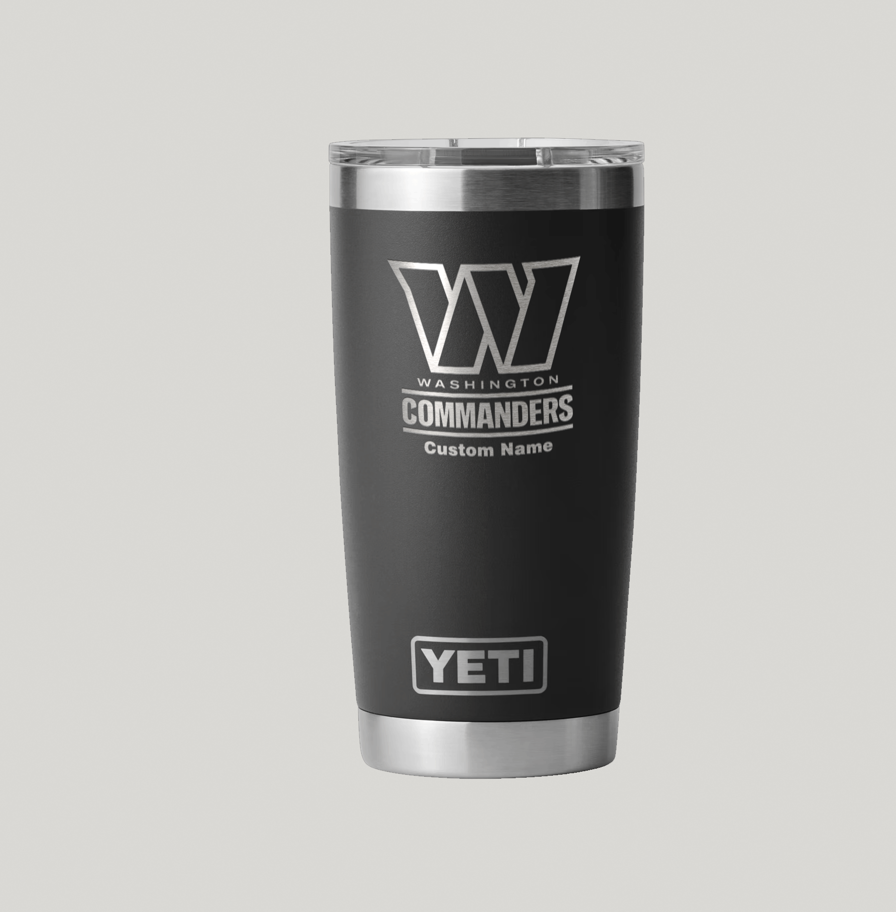 Personalized Washington Commanders Yeti 20 oz Rambler Tumbler