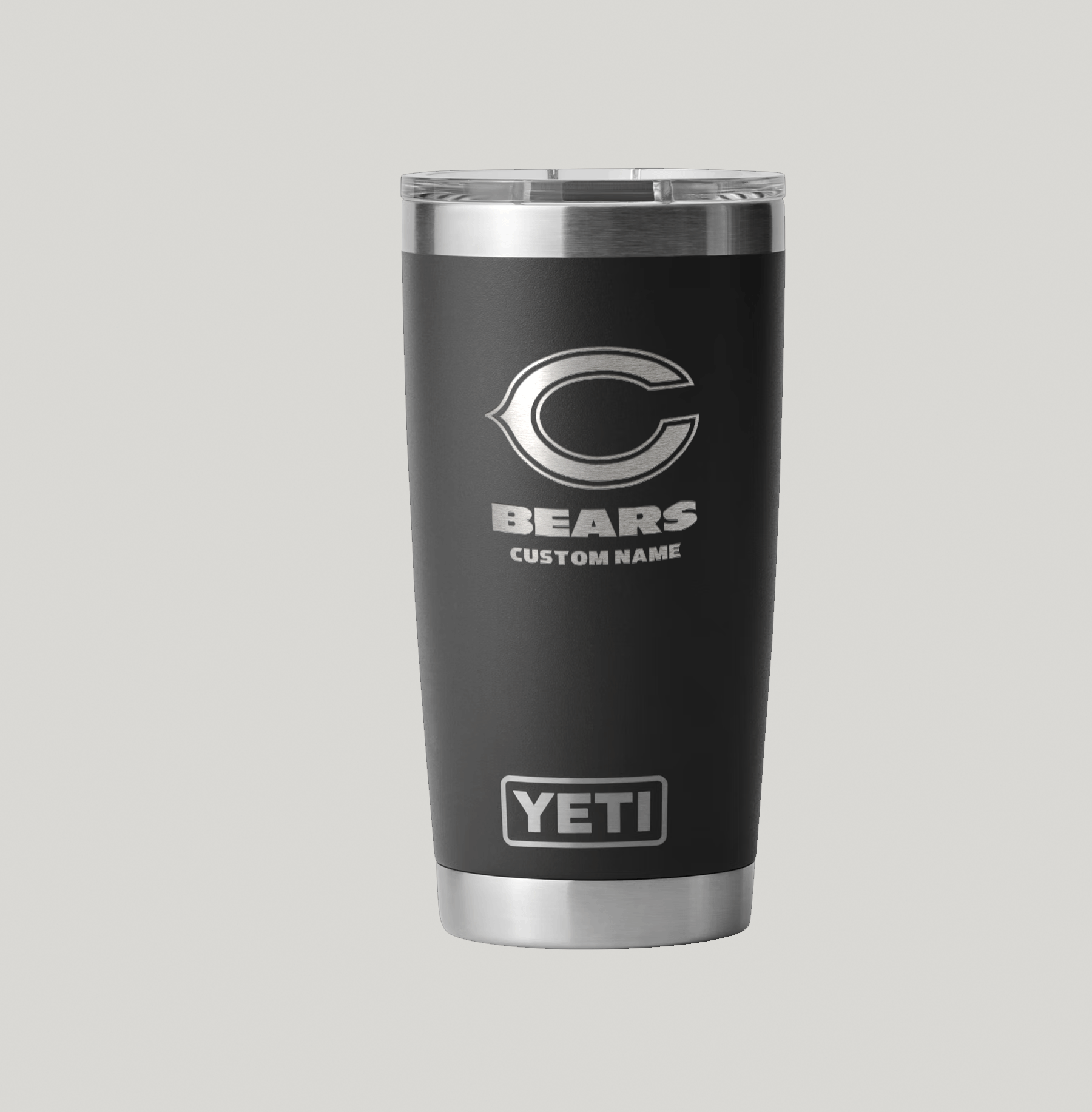Personalized Chicago Bears Yeti 20 oz Rambler Tumbler