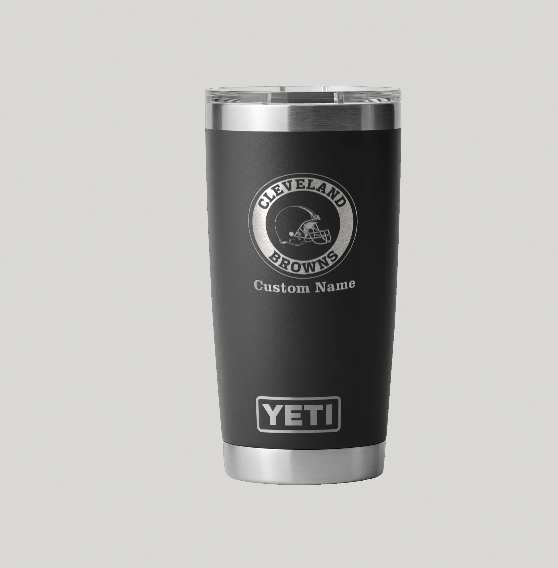 Personalized Cleveland Browns Yeti 20 oz Rambler Tumbler