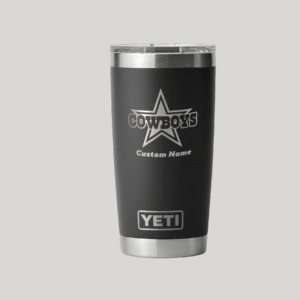 Personalized Dallas Cowboys Yeti 20 oz Rambler Tumbler