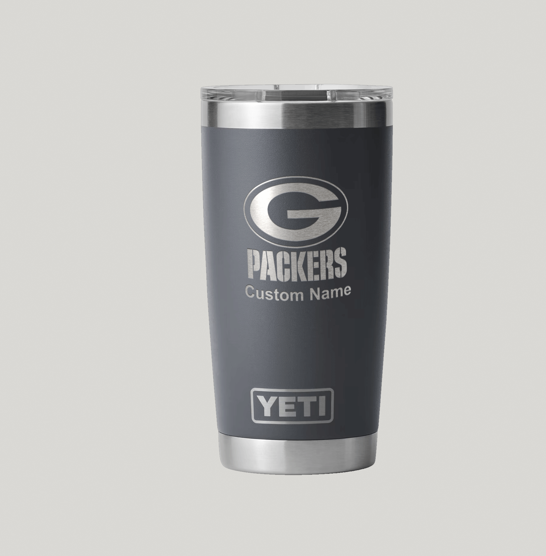 Personalized Green Bay Packers Yeti 20 oz Rambler Tumbler - Image 3
