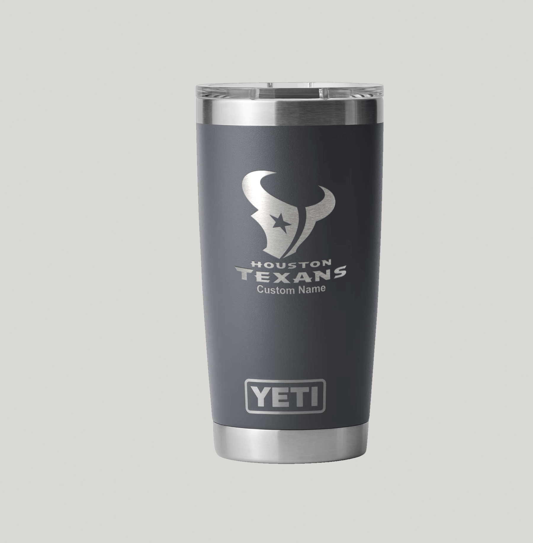 Personalized Houston Texans Yeti 20 oz Rambler Tumbler - Image 2