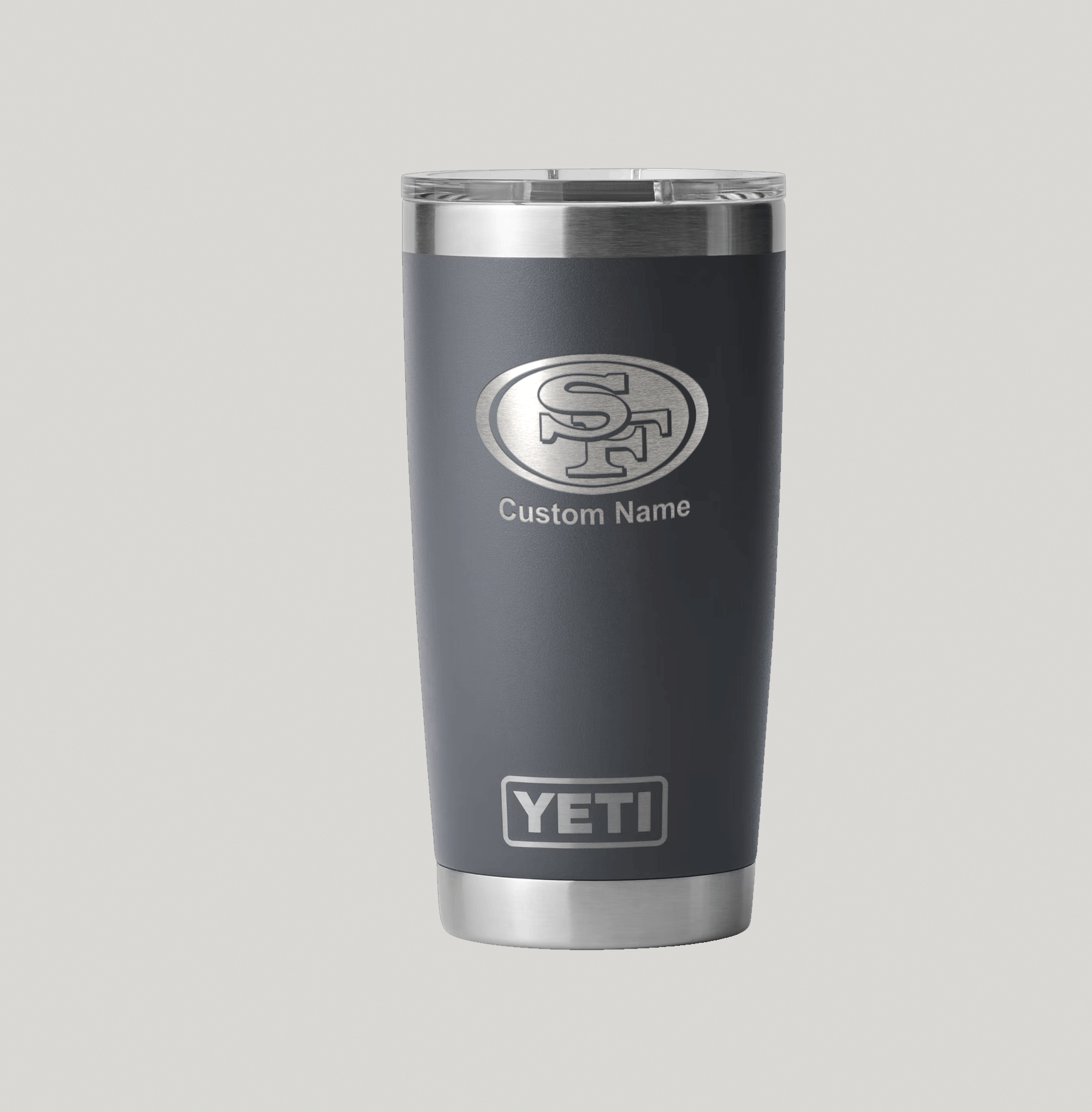 Personalized San Francisco 49ers Yeti 20 oz Rambler Tumbler - Image 3