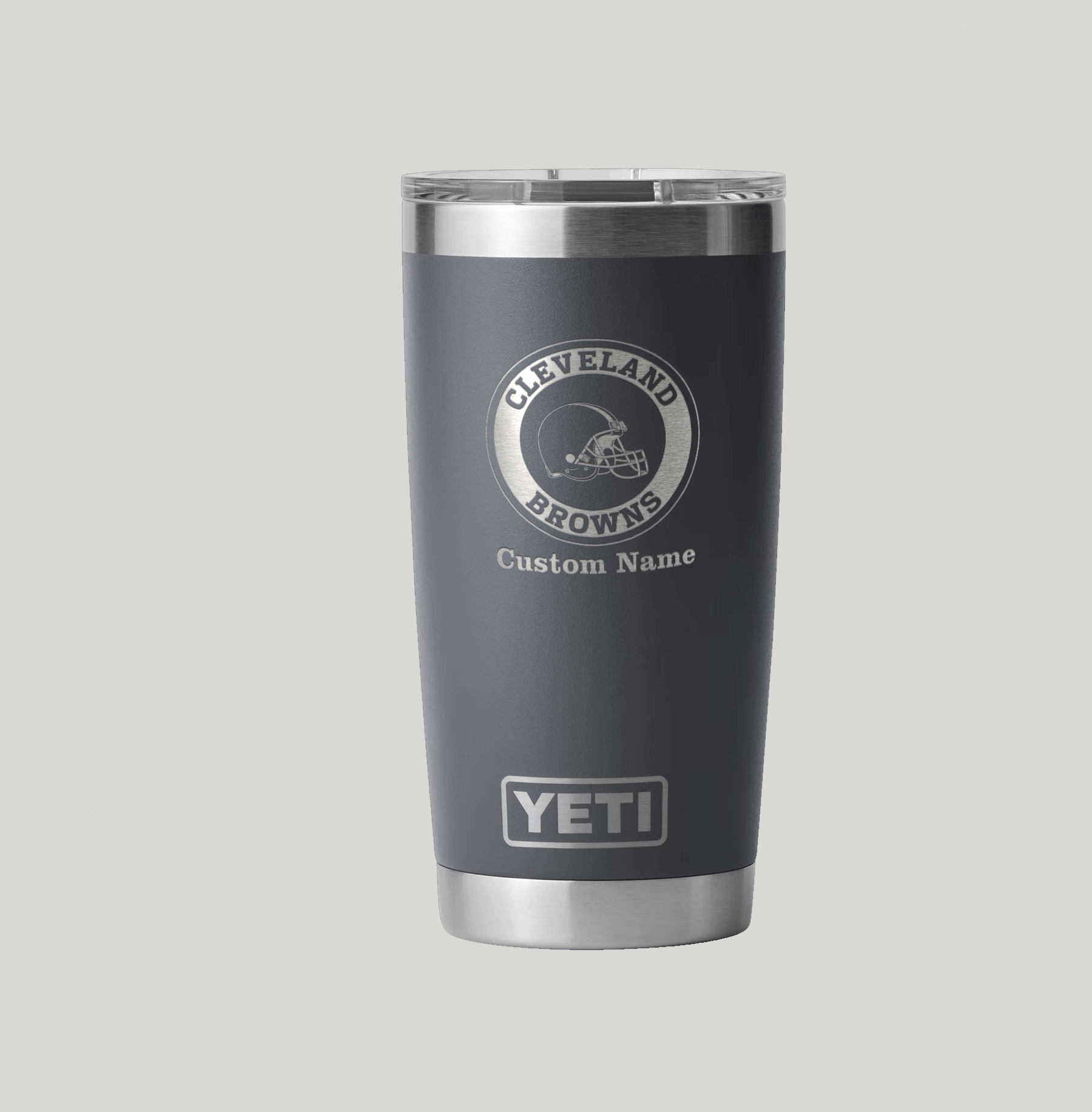 Personalized Cleveland Browns Yeti 20 oz Rambler Tumbler - Image 2